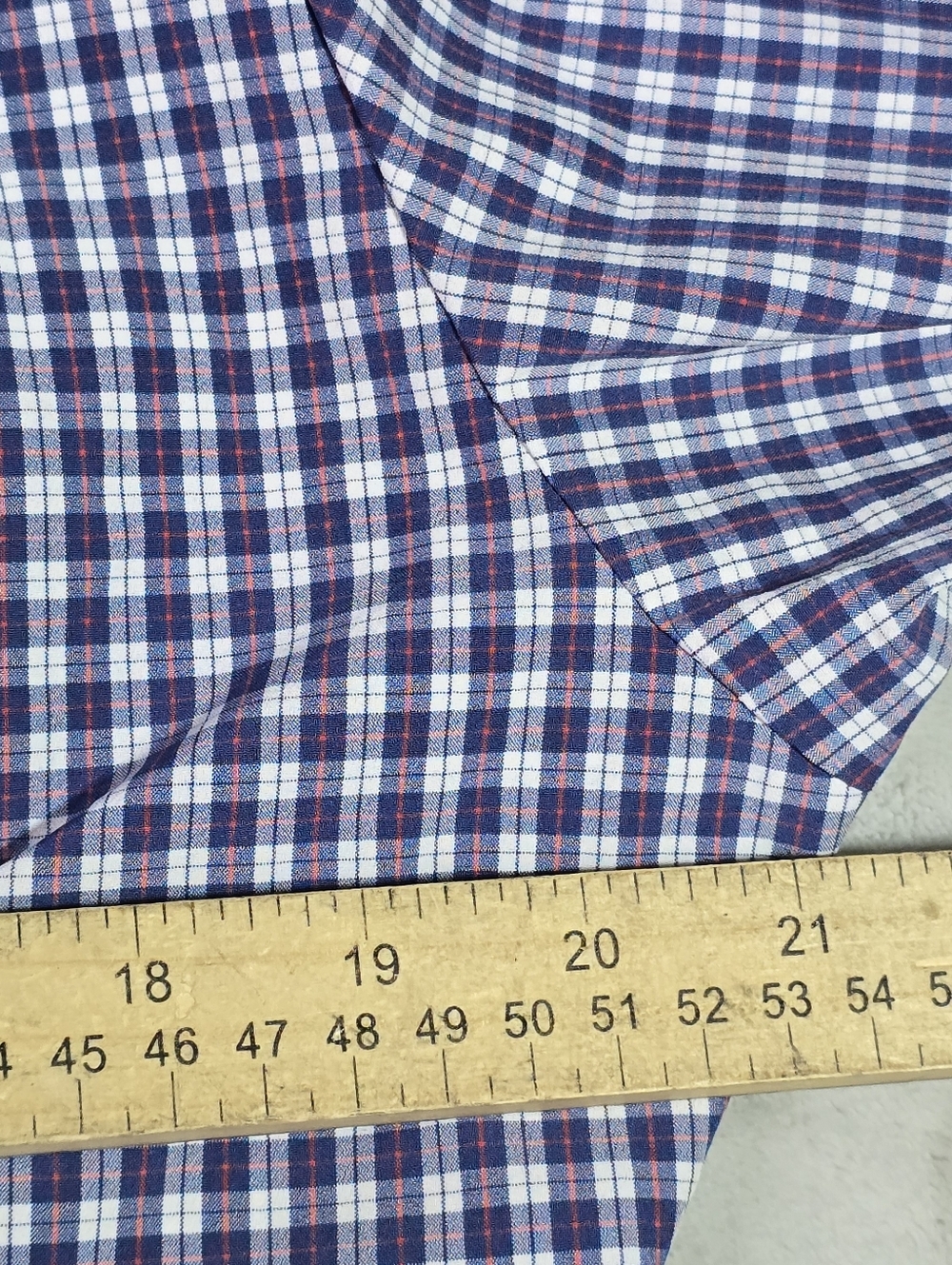 Lot Of 2 Mizzen Main Leward Meduim Trim Fit Long Sleeve Button Up Check - Picture 8 of 12